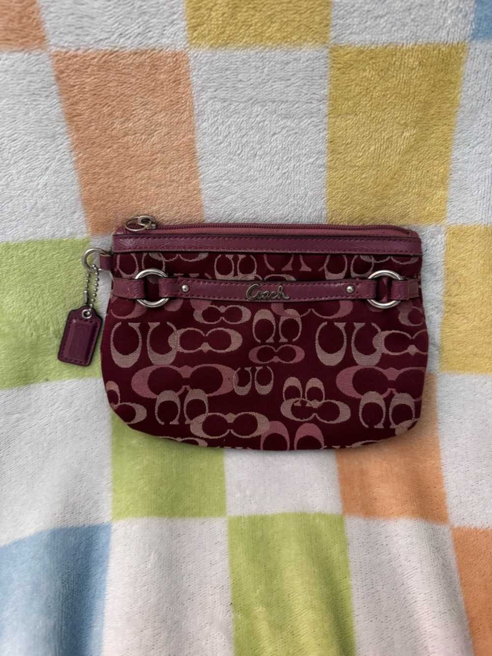 Coach Y2K Sateen Pouch with Hang Tag